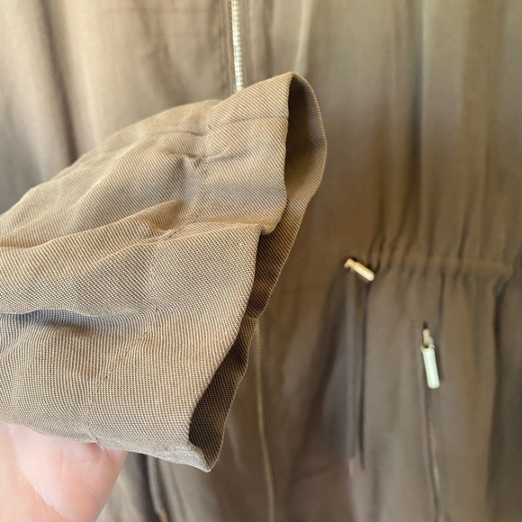 ZARA green military utility style jacket Sz M - Picture 10 of 15